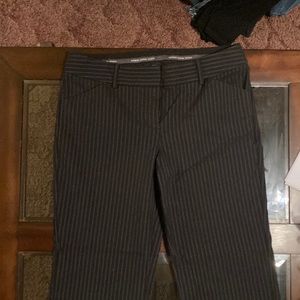 Express Design Pin Striiped Slacks